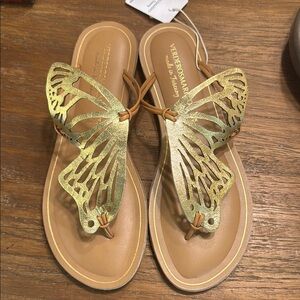 VERDEROSMARINO Gold Butterfly Flats